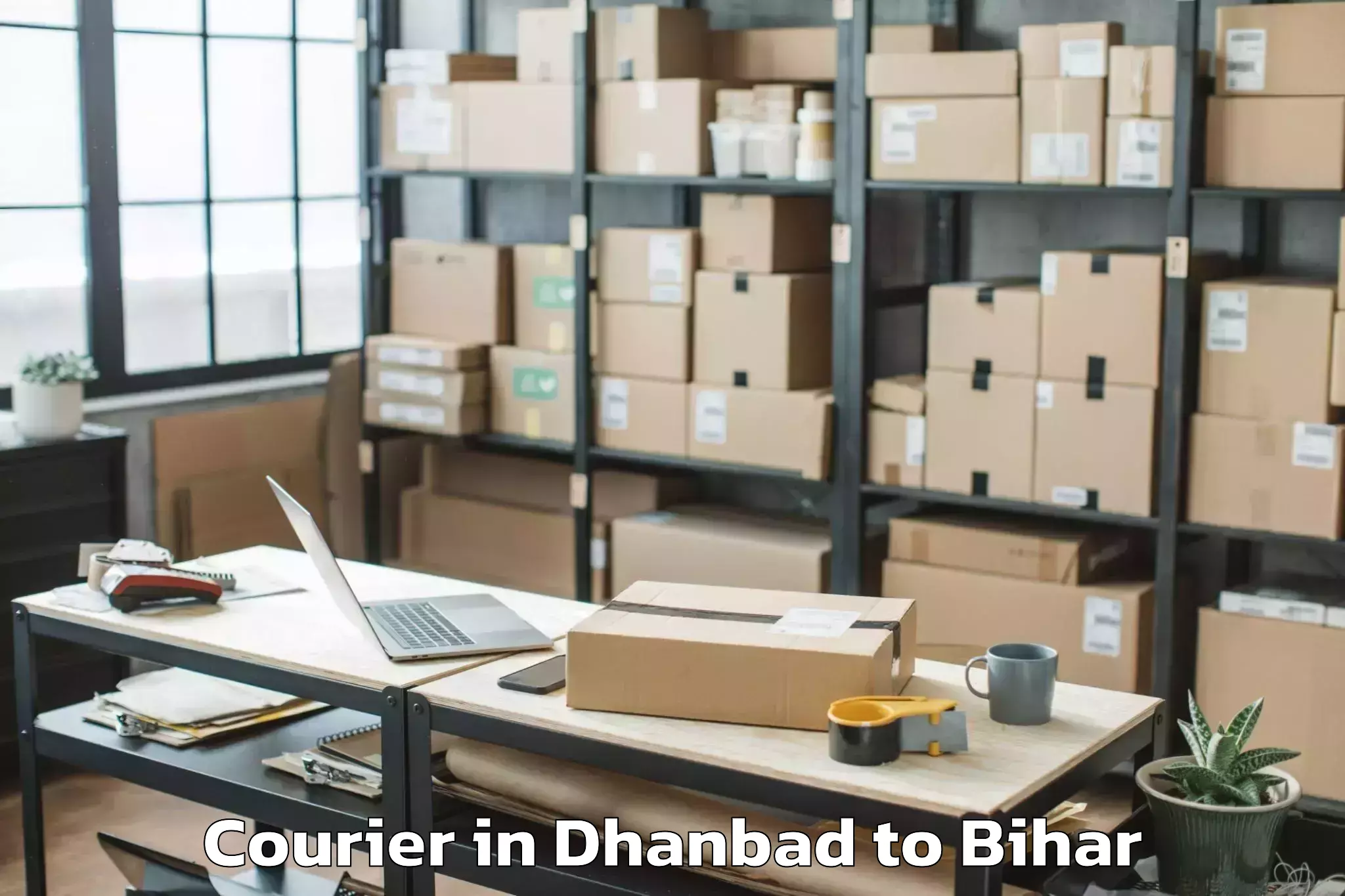 Easy Dhanbad to Dalsinghsarai Courier Booking